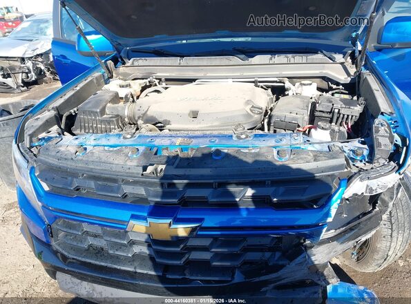 1GCGSCEN4M1158405 2021 CHEVROLET COLORADO Синий Вид сзади