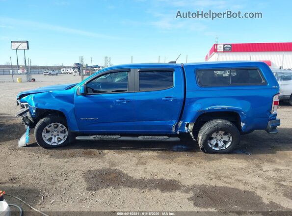1GCGSCEN4M1158405 2021 CHEVROLET COLORADO Синий Вид задней части салона