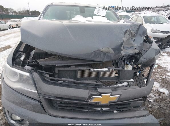 1GCGTDEN0H1162959 2017 CHEVROLET COLORADO Серый Вид сзади