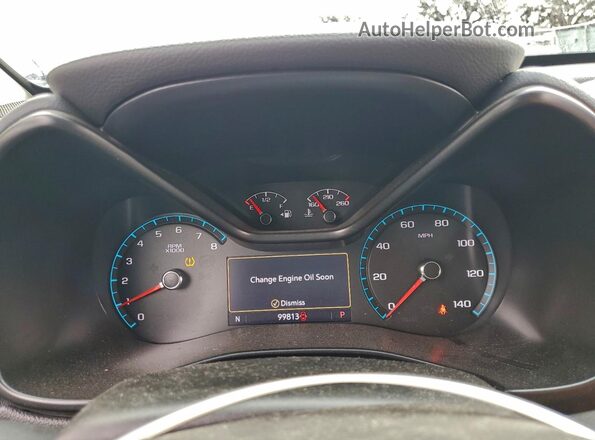 1GCGTDEN5M1248777 2021 CHEVROLET COLORADO Желто-коричневый Вид щитка приборов