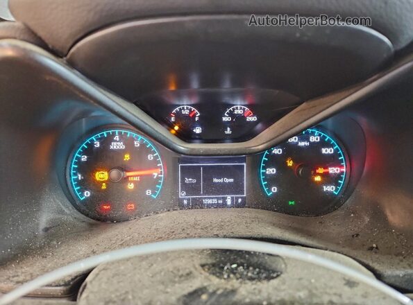 1GCHSCEAXN1247981 2022 CHEVROLET COLORADO Белый Вид щитка приборов