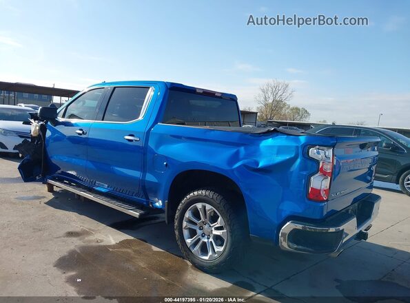 1GCPAEED2PZ325615 2023 CHEVROLET SILVERADO Blue Rear left