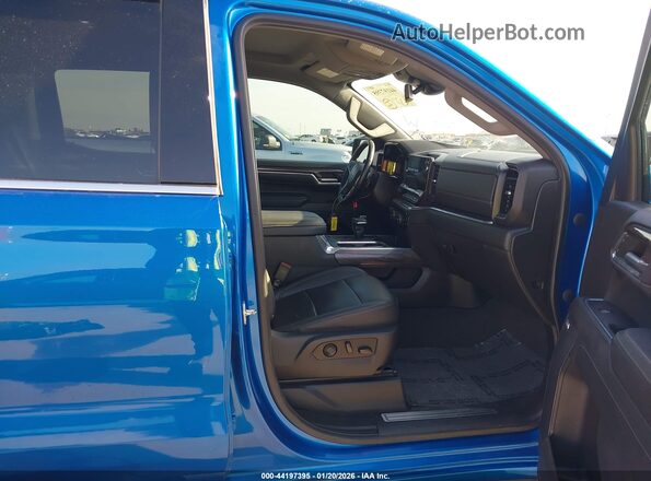 1GCPAEED2PZ325615 2023 CHEVROLET SILVERADO Blue Front interior view