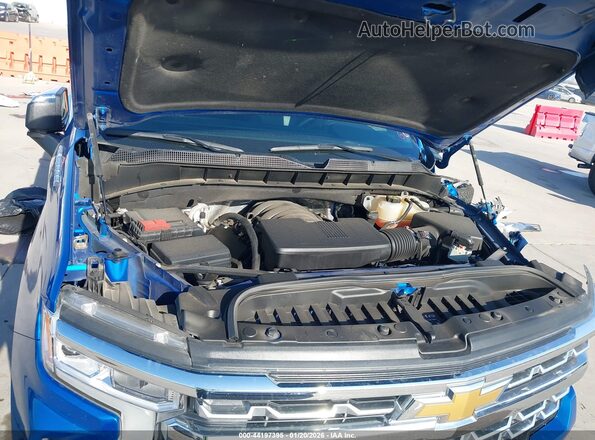 1GCPAEED2PZ325615 2023 CHEVROLET SILVERADO Blue Rear view