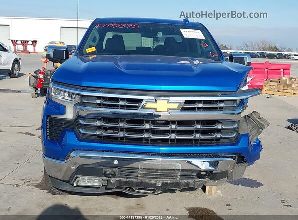 1GCPAEED2PZ325615 2023 CHEVROLET SILVERADO Blue Rear interior view