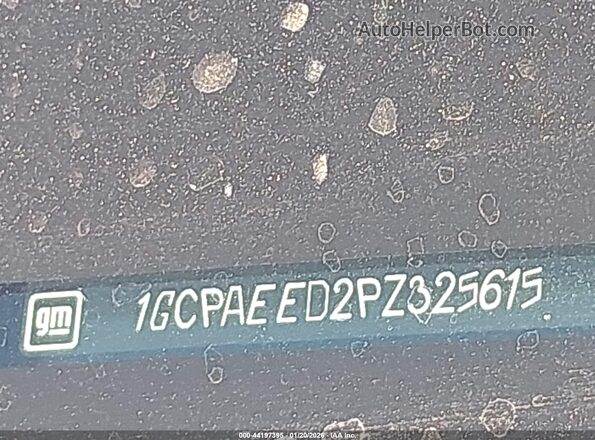 1GCPAEED2PZ325615 2023 CHEVROLET SILVERADO Blue 