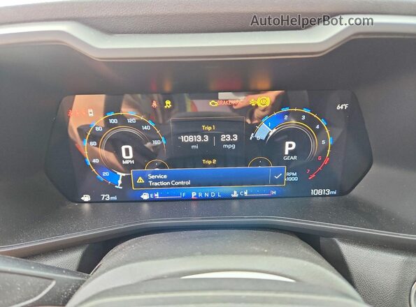 1GCPSBEK0S1236420 2025 CHEVROLET COLORADO Красный Вид щитка приборов