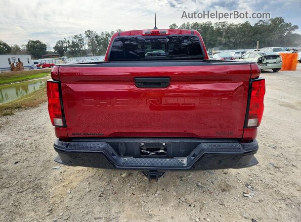 1GCPSBEK0S1236420 2025 CHEVROLET COLORADO Красный Вид сзади