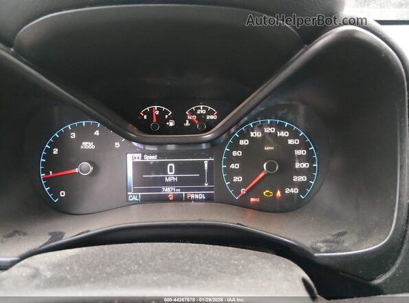 1GCPTCE12H1222103 2017 CHEVROLET COLORADO Серый Вид задних сидений