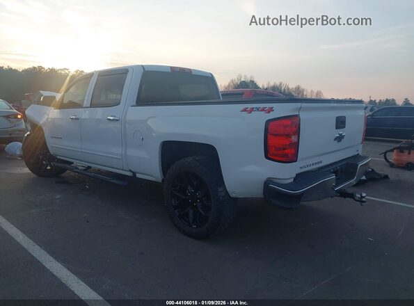 1GCUKREC2JF152587 2018 CHEVROLET SILVERADO Белый Задняя левая четверть