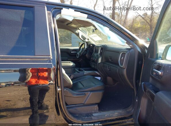 1GCUYEED9KZ214468 2019 CHEVROLET SILVERADO Черный Вид салона спереди