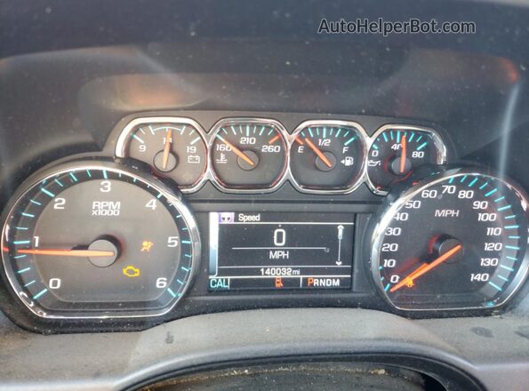 1GCVKREC7GZ180624 2016 CHEVROLET 1500 Бордовый Вид щитка приборов