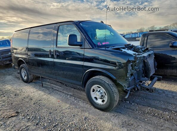 1GCWGAFP7P1122312 2023 CHEVROLET EXPRESS Black Delantero derecho
