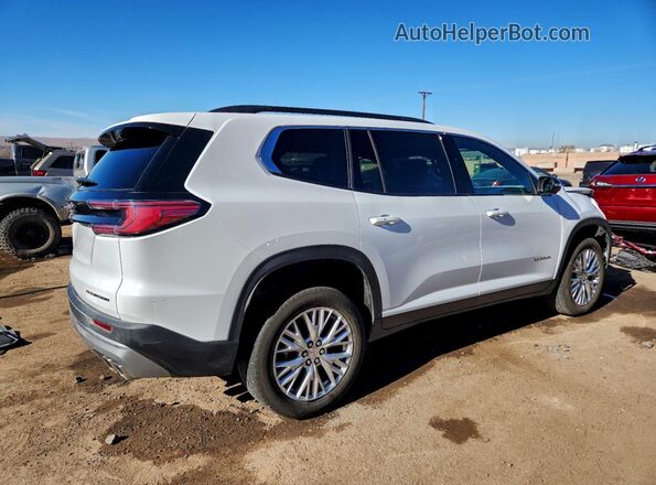 1GKENKKS1RJ164855 2024 GMC ACADIA Белый Задняя правая четверть