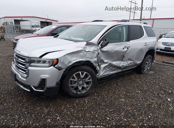 1GKKNMLS3LZ171618 2020 GMC ACADIA Серебряный Передняя левая четверть