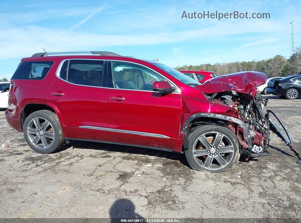 1GKKNPLS7HZ239976 2017 GMC ACADIA Red Widok wnętrza z tyłu
