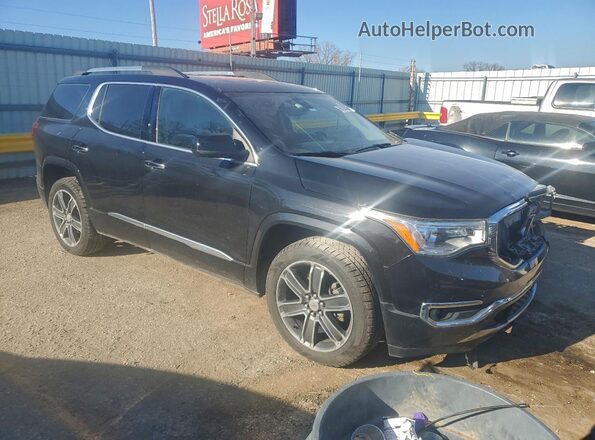 1GKKNXLS8HZ237167 2017 GMC ACADIA Черный Передняя правая четверть