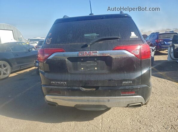 1GKKNXLS8HZ237167 2017 GMC ACADIA Черный Вид сзади