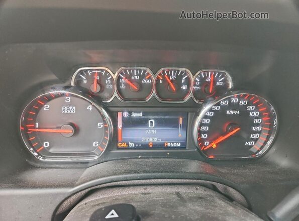 1GKS1BKC1GR228852 2016 GMC YUKON Черный Вид щитка приборов