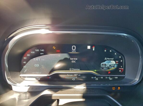 1GKS2CKD2PR218407 2023 GMC YUKON Gray Вид щитка приладів