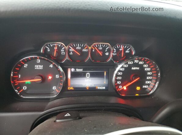 1GKS2FKC6GR328403 2016 GMC YUKON Угольный Вид щитка приборов