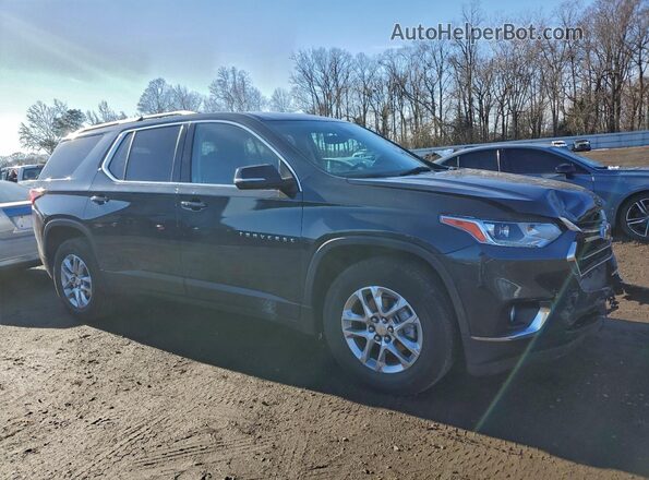 1GNERGKWXMJ143938 2021 CHEVROLET TRAVERSE Черный Передняя правая четверть