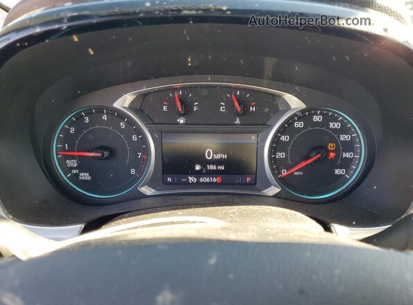 1GNEVGKW9NJ129316 2022 CHEVROLET TRAVERSE Синий Вид щитка приборов