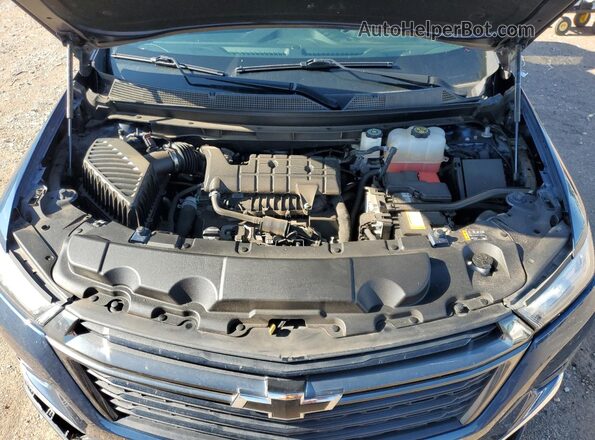 1GNEVGKW9NJ129316 2022 CHEVROLET TRAVERSE Синий Вид подкапотного пространства