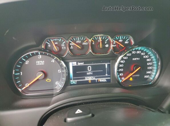 1GNLCDEC5LR223320 2020 CHEVROLET TAHOE Черный Вид щитка приборов