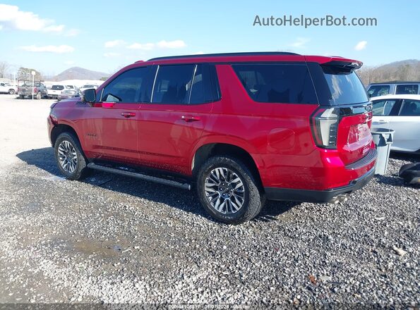 1GNS6PRD1SR215348 2025 CHEVROLET TAHOE Red უკანა მარცხენა