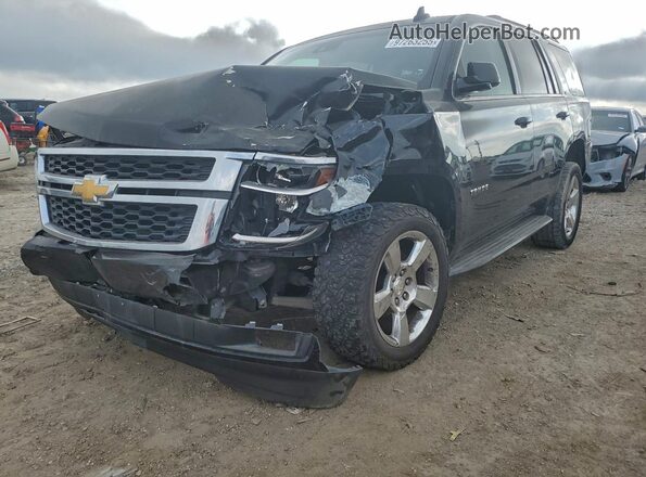 1GNSCBKC7GR162496 2016 CHEVROLET TAHOE Черный Передняя левая четверть