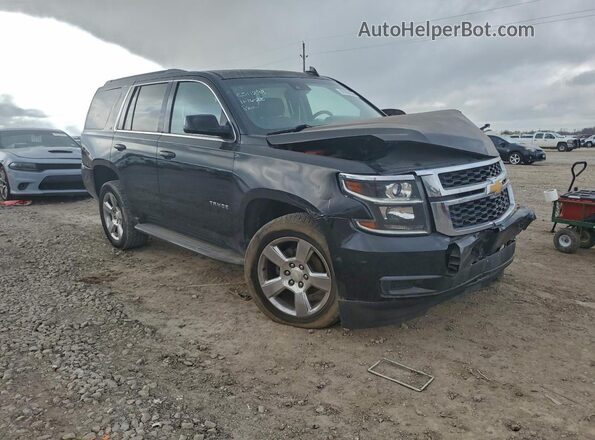 1GNSCBKC7GR162496 2016 CHEVROLET TAHOE Черный Передняя правая четверть