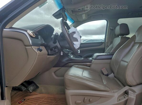 1GNSCBKC7GR162496 2016 CHEVROLET TAHOE Черный Вид салона спереди