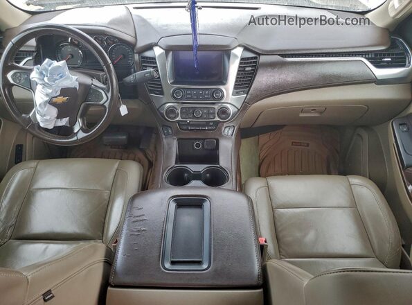 1GNSCBKC7GR162496 2016 CHEVROLET TAHOE Черный Вид панели приборов