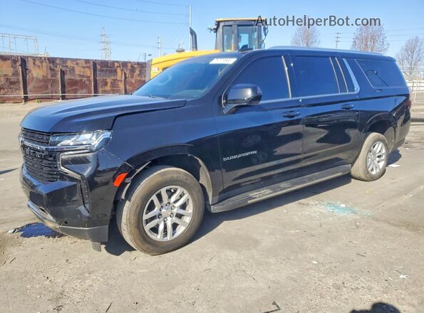 1GNSCCKD4PR259038 2023 CHEVROLET SUBURBAN Черный Передняя левая четверть