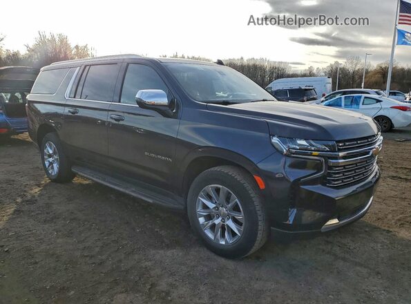 1GNSCFKD0PR263816 2023 CHEVROLET SUBURBAN Угольный Передняя правая четверть