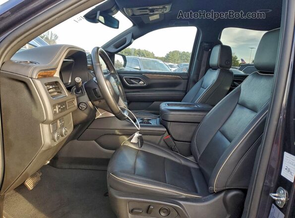 1GNSCFKD0PR263816 2023 CHEVROLET SUBURBAN Угольный Вид салона спереди