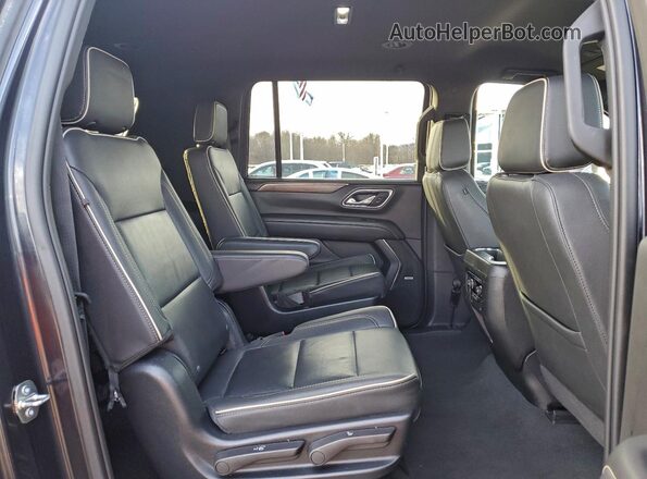1GNSCFKD0PR263816 2023 CHEVROLET SUBURBAN Угольный Вид задней части салона