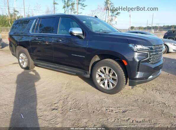 1GNSCFKD7PR190167 2023 CHEVROLET SUBURBAN Черный Передняя правая четверть