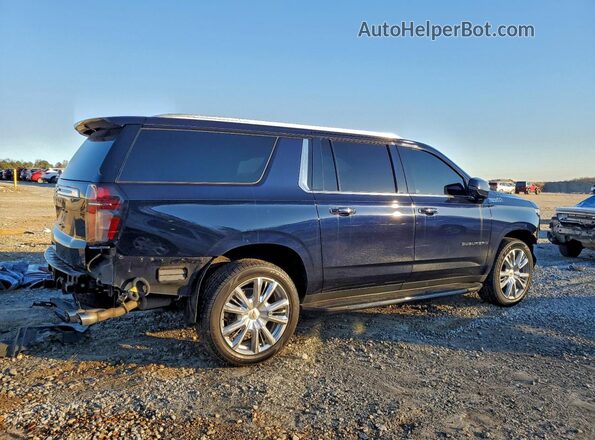 1GNSCGKL2MR250171 2021 CHEVROLET SUBURBAN Синий Задняя правая четверть