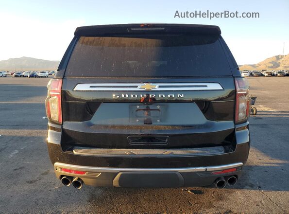 1GNSCGKLXMR432250 2021 CHEVROLET SUBURBAN Черный Вид сзади