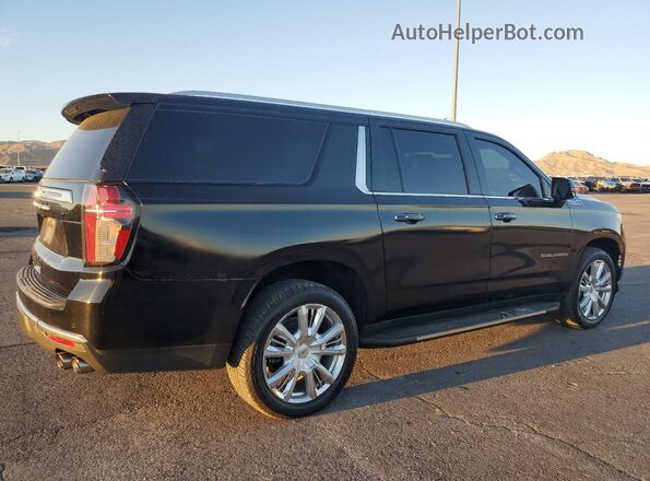 1GNSCGKLXMR432250 2021 CHEVROLET SUBURBAN Черный Задняя правая четверть