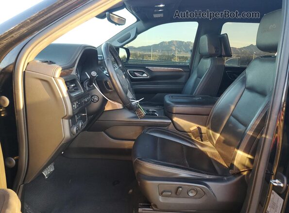 1GNSCGKLXMR432250 2021 CHEVROLET SUBURBAN Черный Вид салона спереди