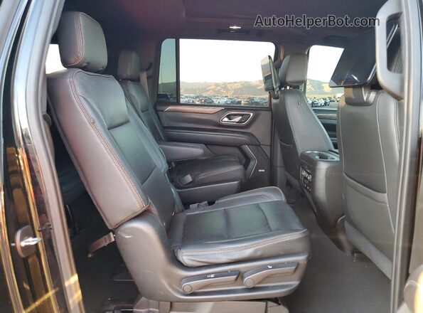 1GNSCGKLXMR432250 2021 CHEVROLET SUBURBAN Черный Вид задней части салона