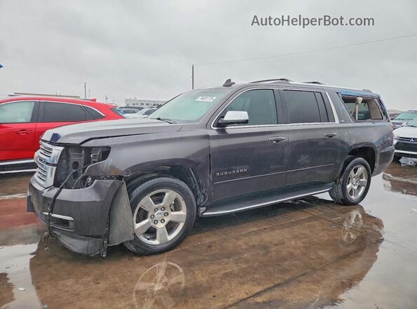 1GNSCJKC0GR324320 2016 CHEVROLET SUBURBAN Brown Передня ліва чверть