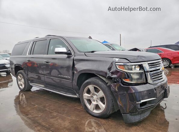 1GNSCJKC0GR324320 2016 CHEVROLET SUBURBAN Brown Передня права чверть