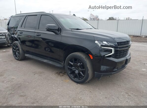 1GNSCRKD9PR314425 2023 CHEVROLET TAHOE Черный Передняя правая четверть