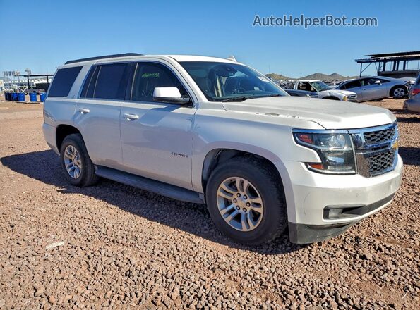 1GNSKBKC2GR404243 2016 CHEVROLET TAHOE Белый Передняя правая четверть