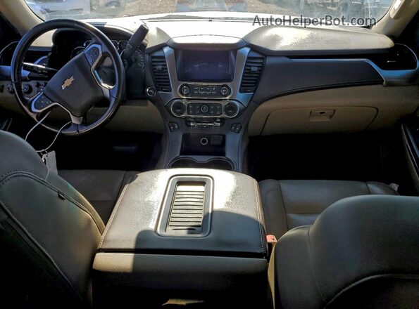 1GNSKBKC2GR404243 2016 CHEVROLET TAHOE Белый Вид панели приборов
