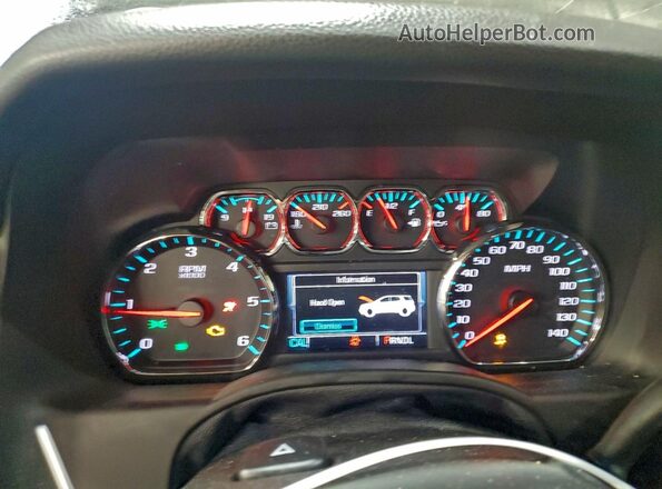 1GNSKBKC2JR288470 2018 CHEVROLET TAHOE Черный Вид щитка приборов